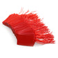 100 x Strung Hanging Card Clothing Tags 60mm x 40mm Red tradingmadeeasy.co.uk
