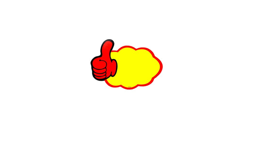 "Thumbs Up" Signs (Pack of 10) (Z002)