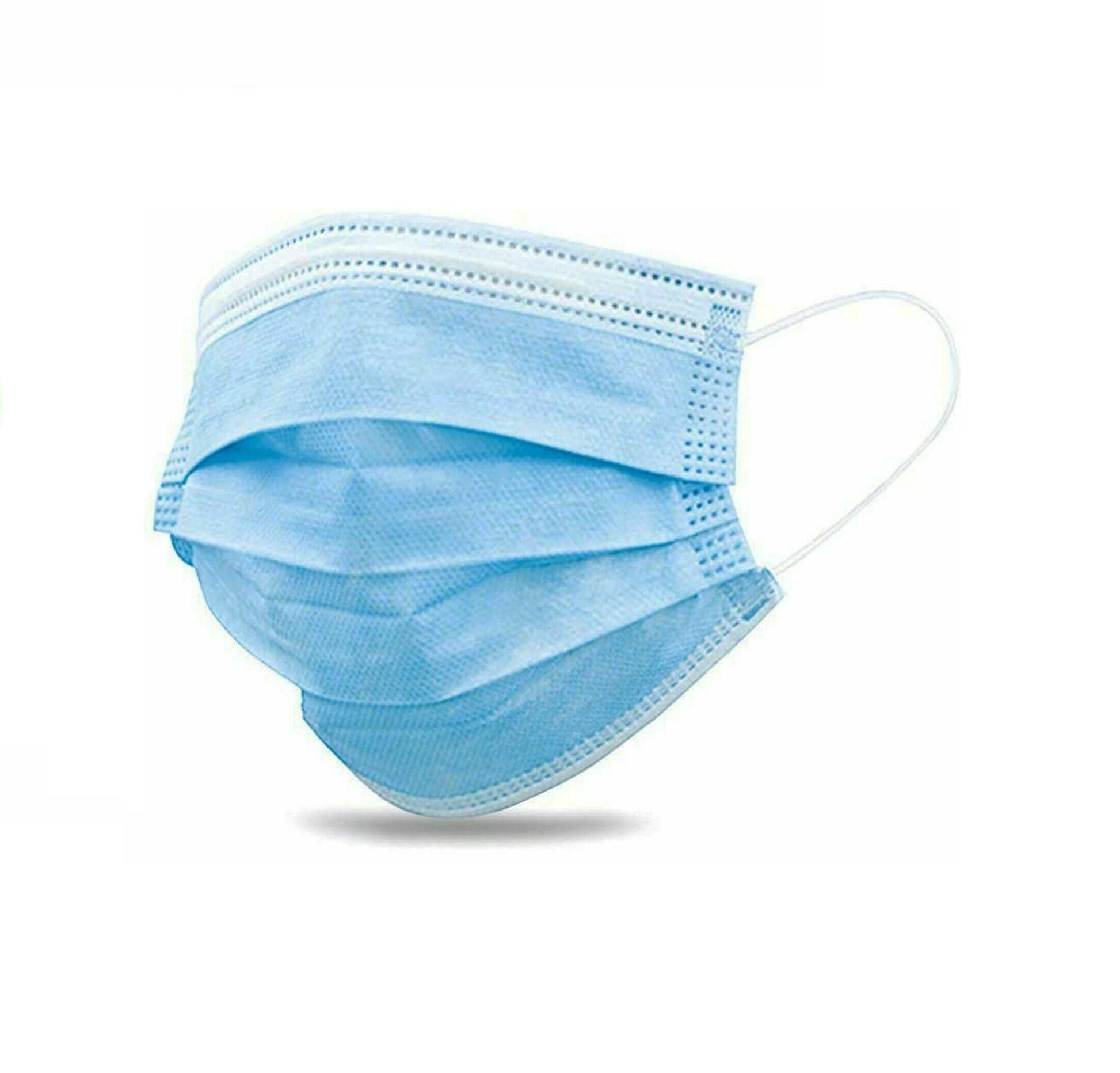 3 Ply Disposable Non-Surgical Face Mask Blue (Pack of 10) tradingmadeeasy.co.uk
