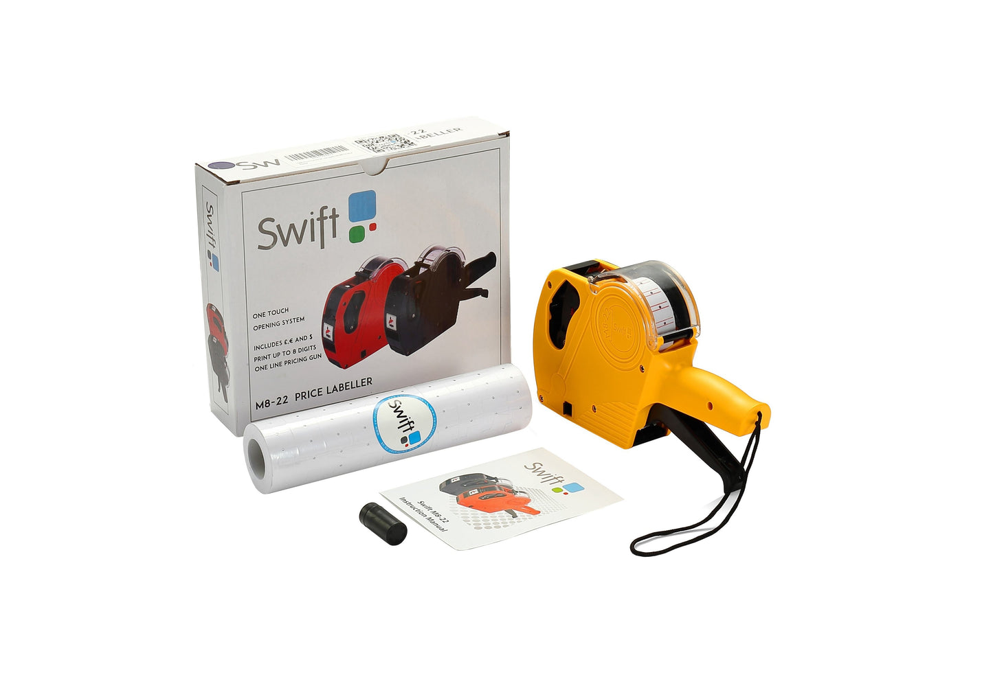 Swift M8-22 Price Gun Yellow - 22x12mm tradingmadeeasy.co.uk